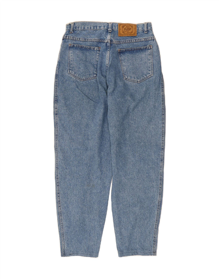 VINTAGE Womens Tapered Jeans IT 44 Medium W30 L30 Blue Cotton Vintage Vintage and Second-Hand Vintage from Messina Hembry 