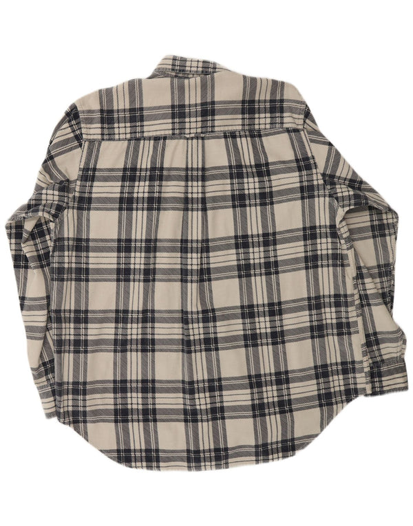 Blanc Bleu Herre Corduroy Skjorte Large Off White Ternet bomuld