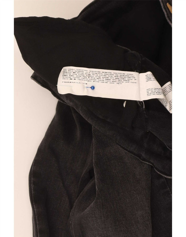 Desigual Dame Slim Flared Jeans EU 36 Small W26 L33 Black Bomuld