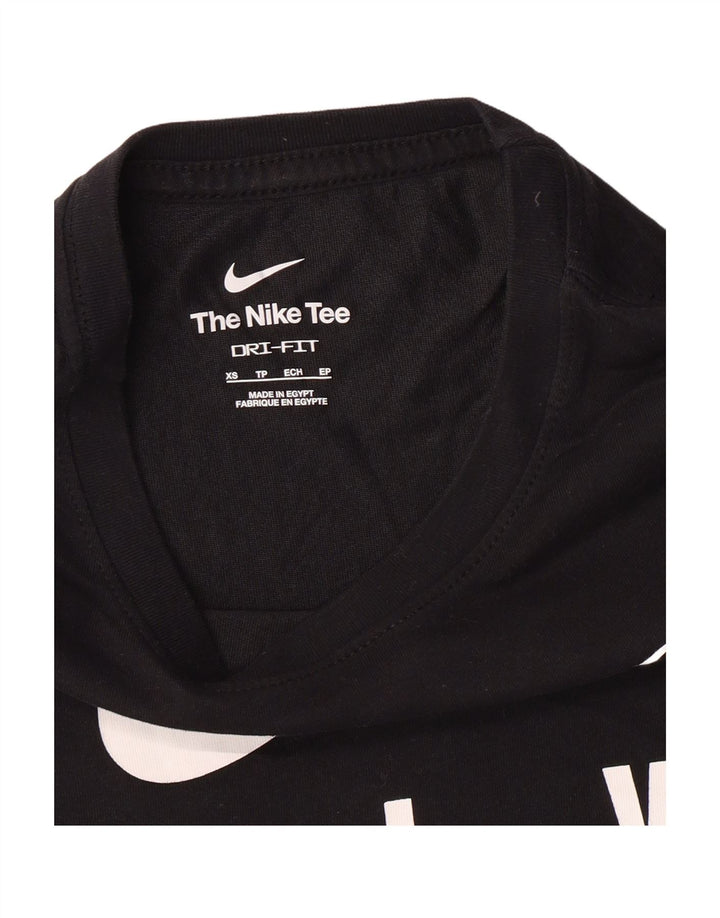 NIKE Mens Graphic T-Shirt Top XS Black
