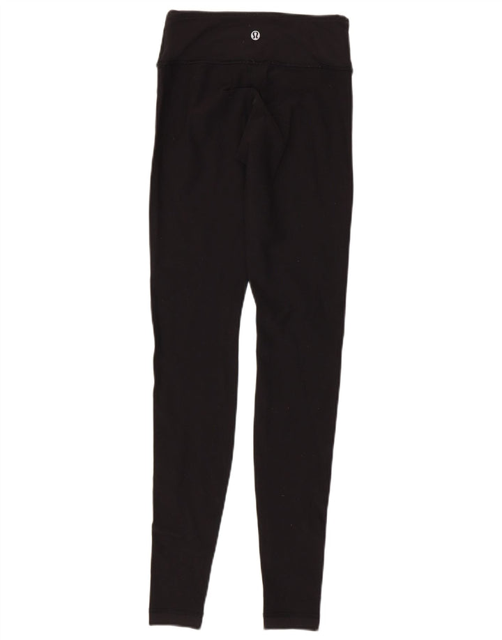 Lululemon Dame Leggings US 2 XS Sort Syntetisk