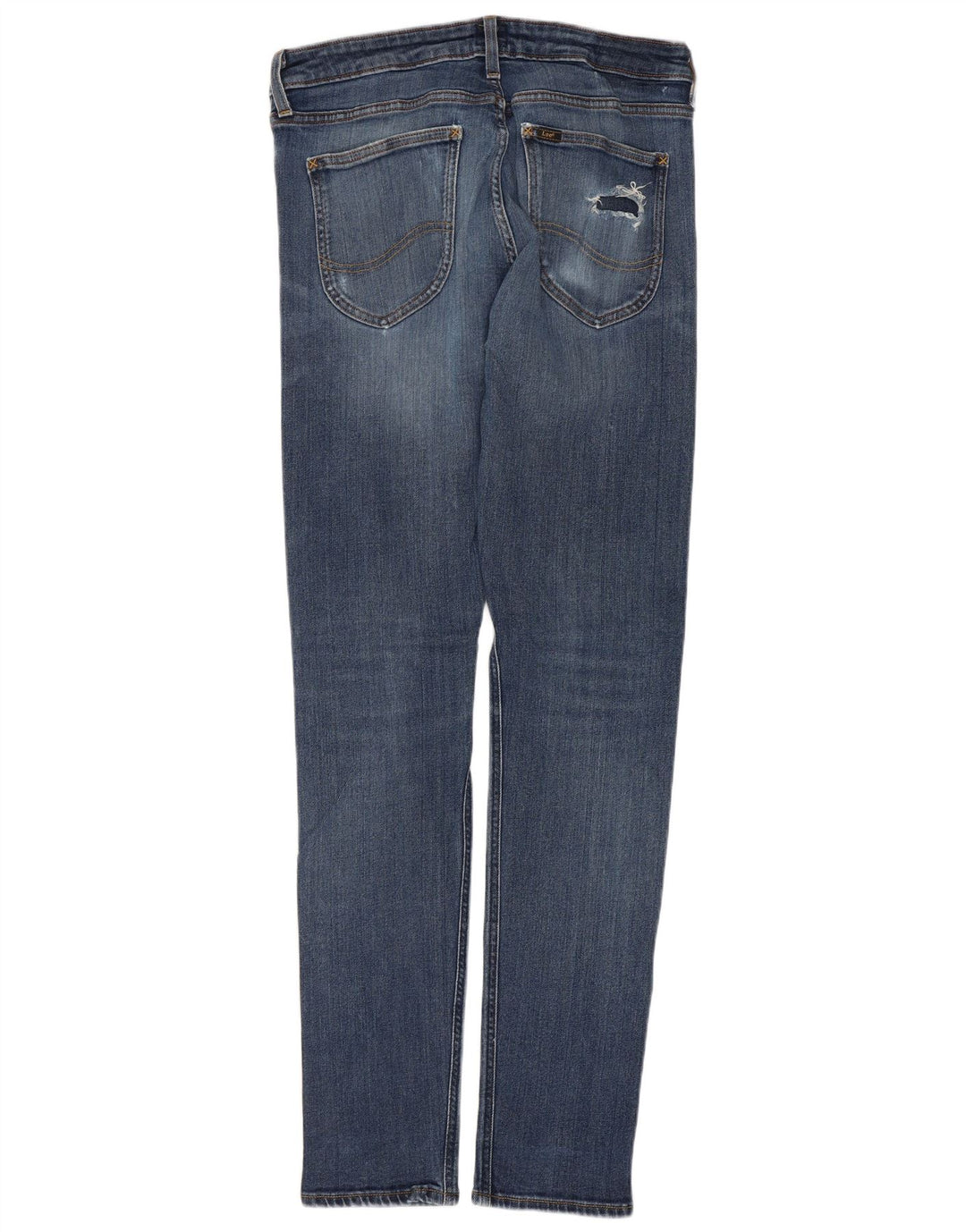 LEE Herre Malone Slim Jeans W32 L34 Blå Bomuld