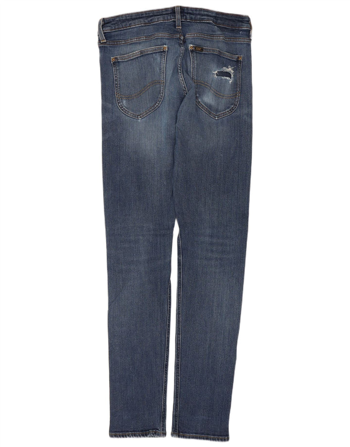 LEE Herre Malone Slim Jeans W32 L34 Blå Bomuld