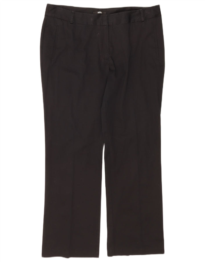 Marks & Spencer Dame Bootcut Casual Bukser UK 16 Large W38 L30 Black