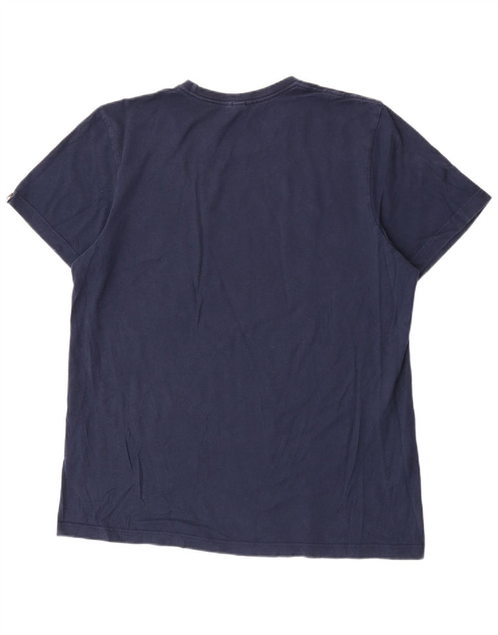 Adidas Grafisk T-shirt top til mænd, stor marineblå