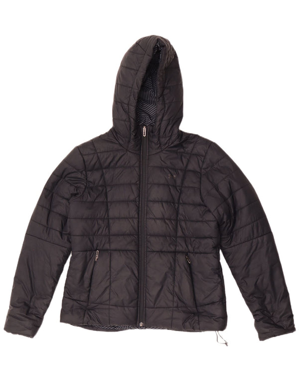 Under Armour Dame Cold Gear Hætte polstret jakke UK 14 Medium Black