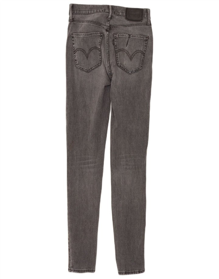 Levi's Dame Mile High Super Skinny Jeans W24 L30 Grå