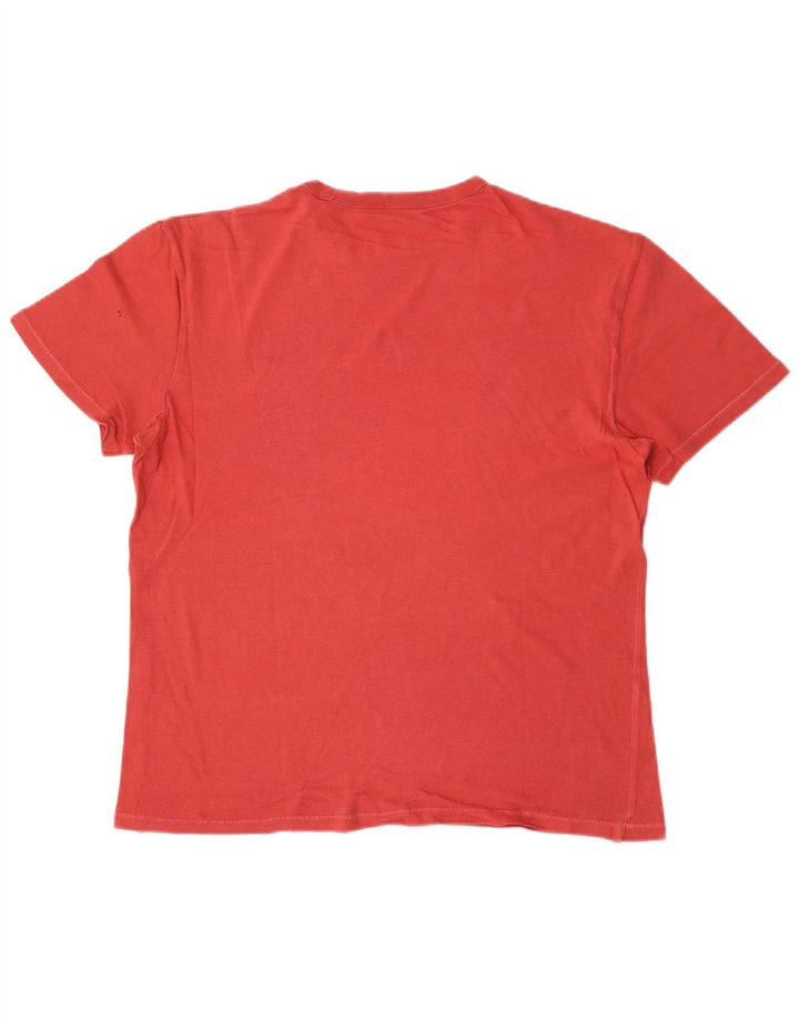 LEVI'S Herre Standard Fit Grafisk T-Shirt Top Stor Rød