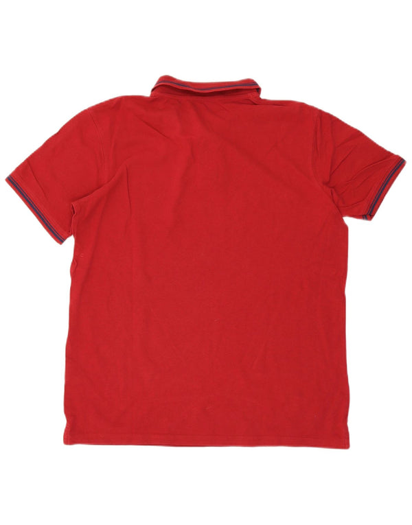 Carrera herre poloshirt XL rødstribet bomuld