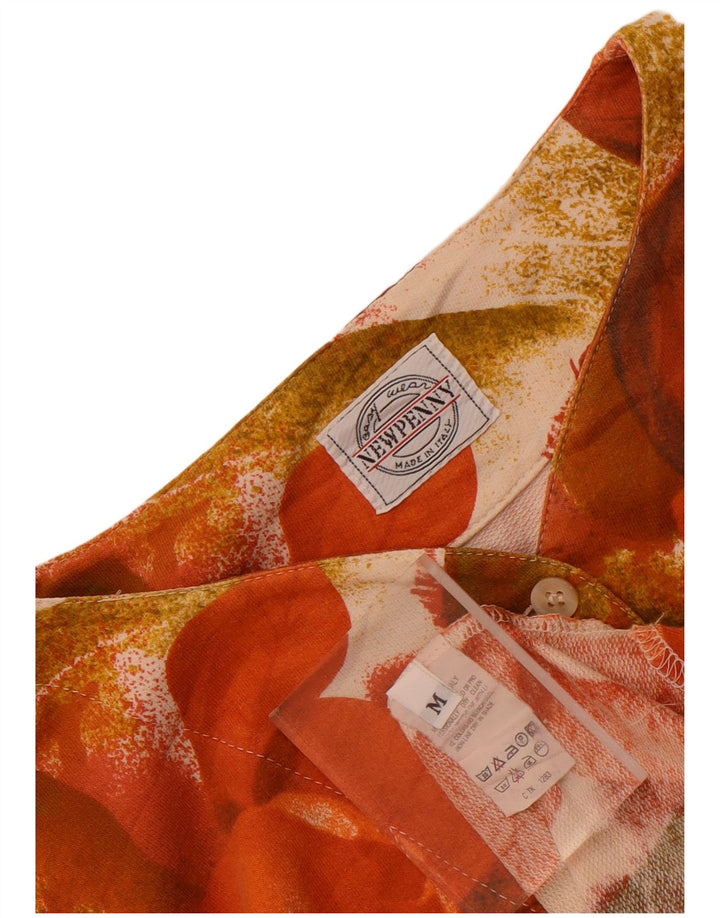 Newpenny Dame 3/4 ærmet bluse Top UK 14 Medium Multicolored Floral