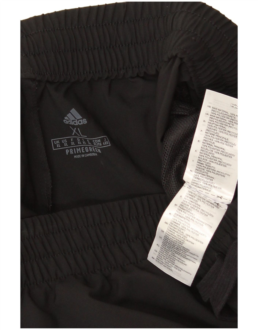 Adidas Træningsdragt bukser til mænd XL sort polyester