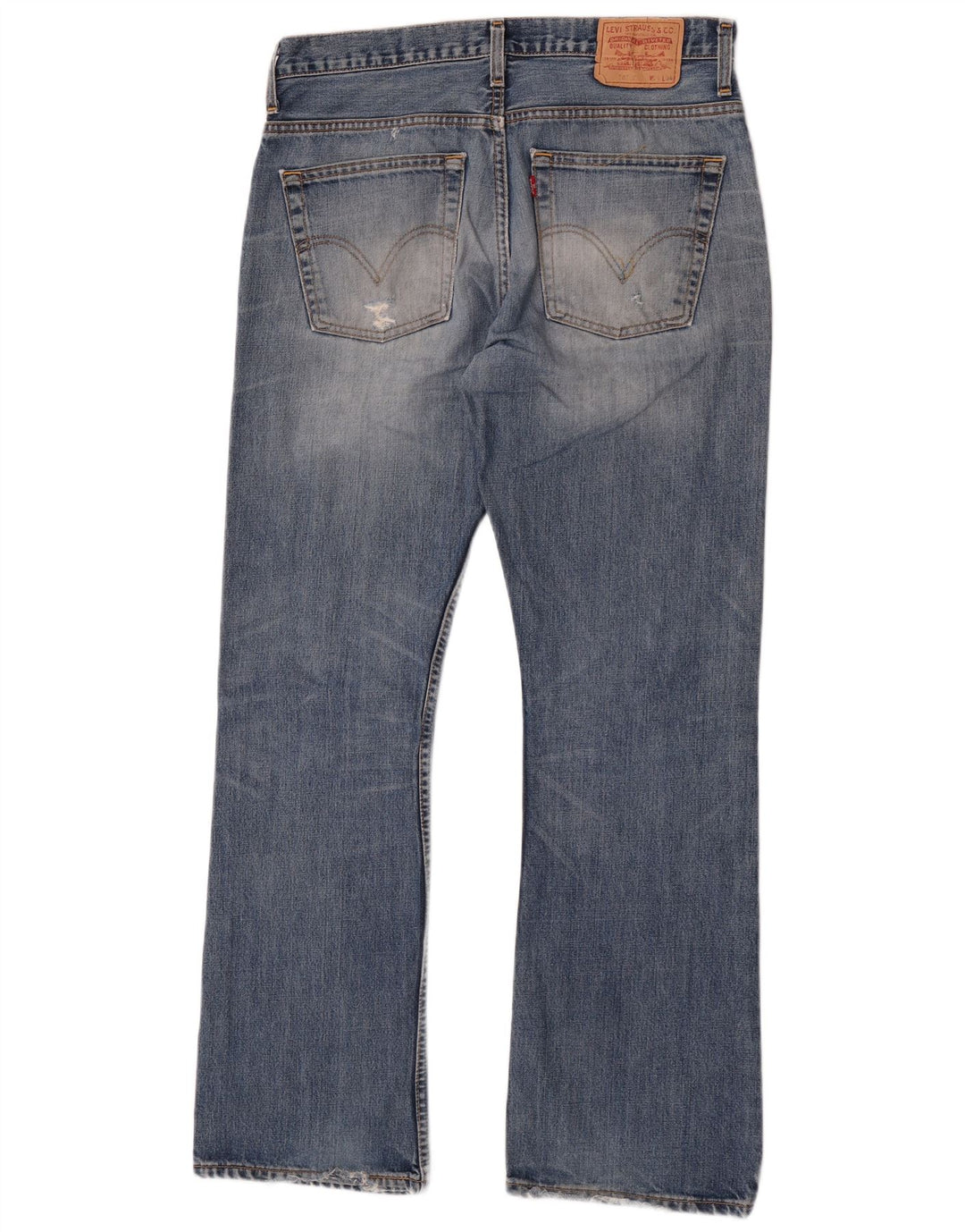 Levi's Herre 507 Bootcut Jeans W34 L34 Blå Bomuld