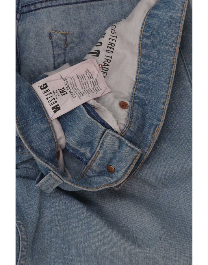 Mustang Herre Tramper Straight Jeans W33 L34 Blå Bomuld