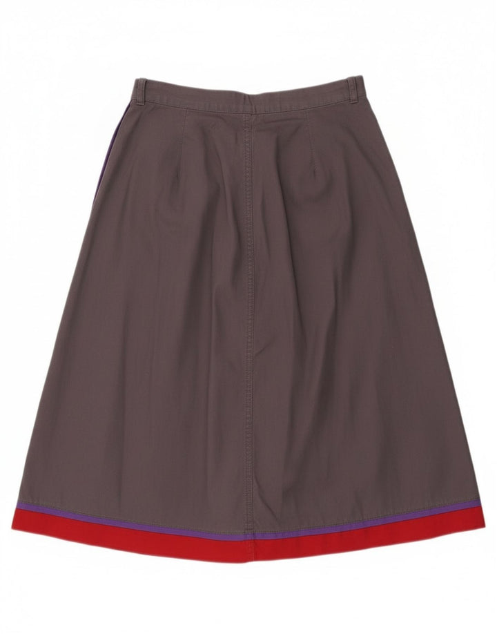 Vintage dame nederdel EU 40 Medium W28 Grå Colourblock