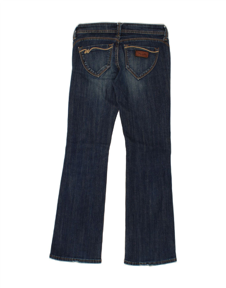 WRANGLER Dame Bootcut Jeans W30 L30 Marineblå
