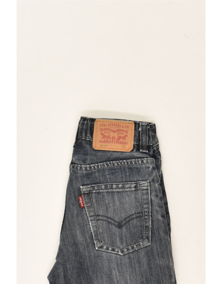 LEVI'S Boys 511 Slim Jeans 6-7 Years W20 L21  Grey Cotton | Vintage Levi's | Thrift | Second-Hand Levi's | Used Clothing | Messina Hembry 
