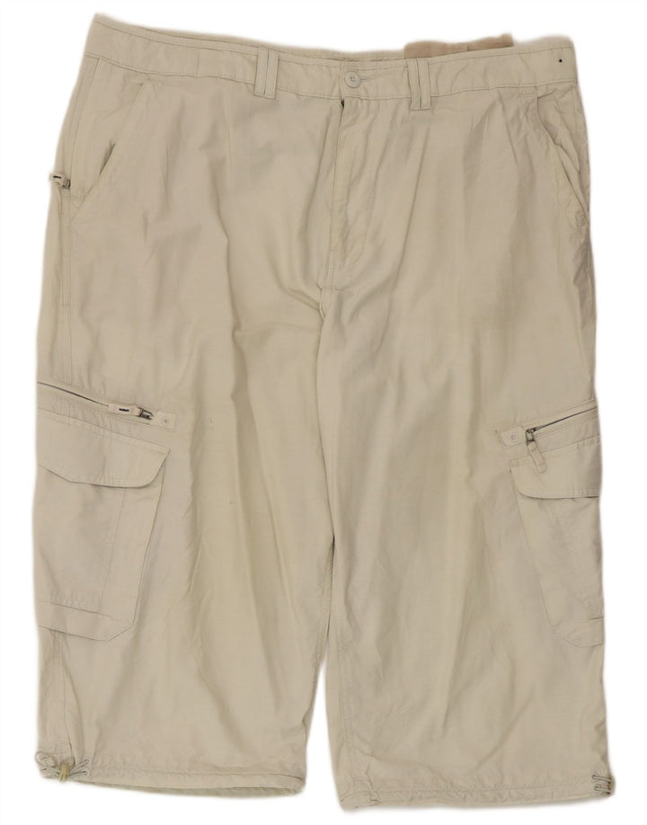 Marks & Spencer Herre Cargo Shorts W40 XL Beige Bomuld