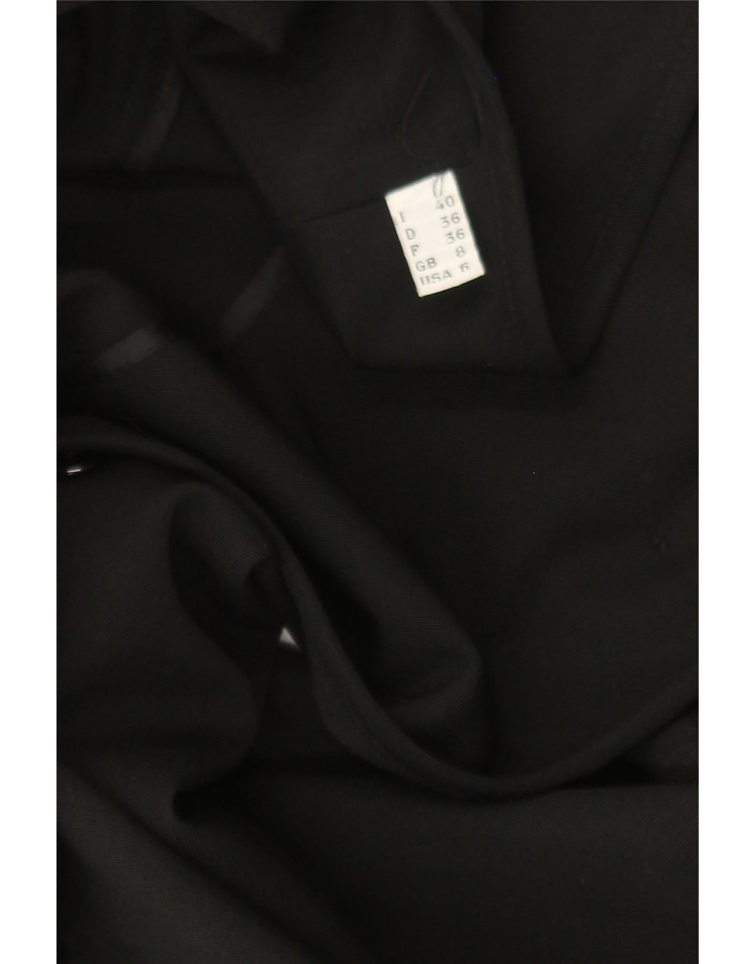 MOSCHINO Womens Longline Blazer Jacket UK 8 Small Black Vintage Moschino and Second-Hand Moschino from Messina Hembry 