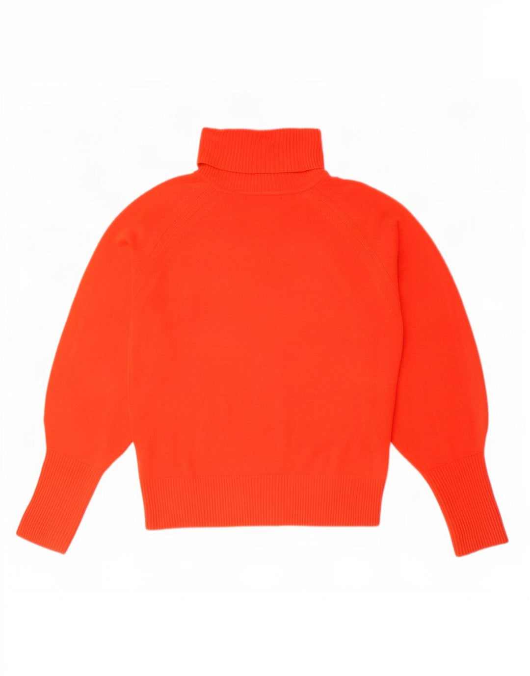 Marks & Spencer Dame Rullehals Sweater UK 10 Lille Rød Akryl