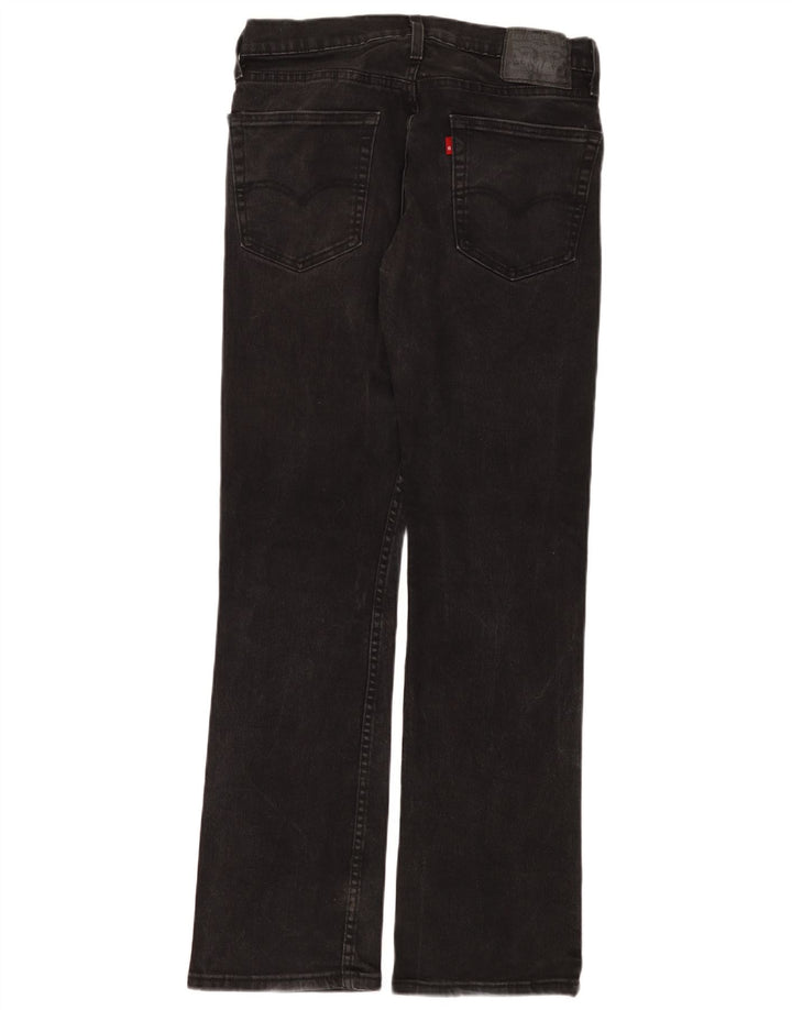 Levi's Herre 527 Bootcut Jeans W30 L32 Sort Bomuld