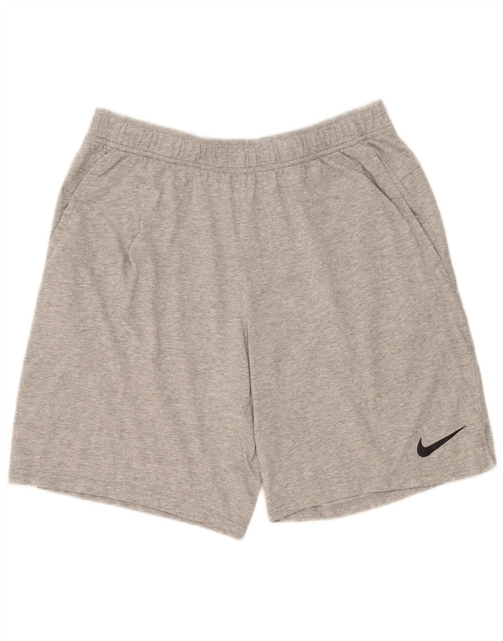 Nike Casual Shorts til mænd, store grå bomuld