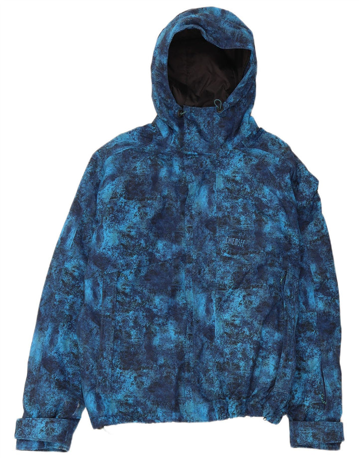 CHIEMSEE Windbreaker-jakke med hætte til mænd UK 38 Medium Blue Tie Dye