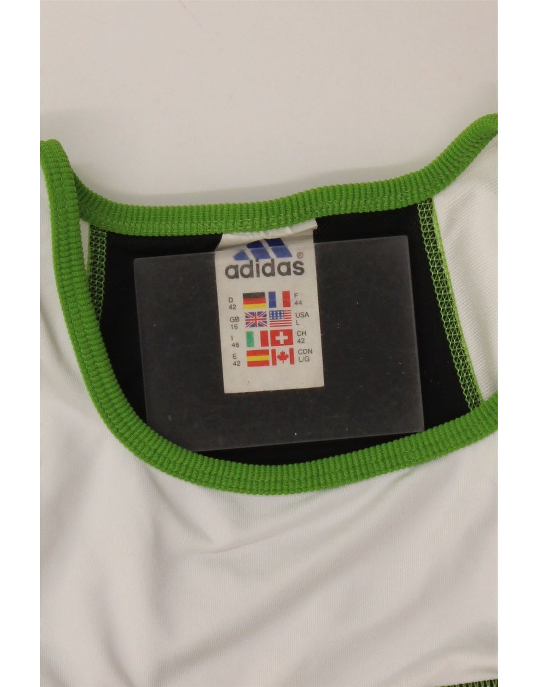 ADIDAS Dame Climalite Sport BH Top UK 16 Large Black Colourblock