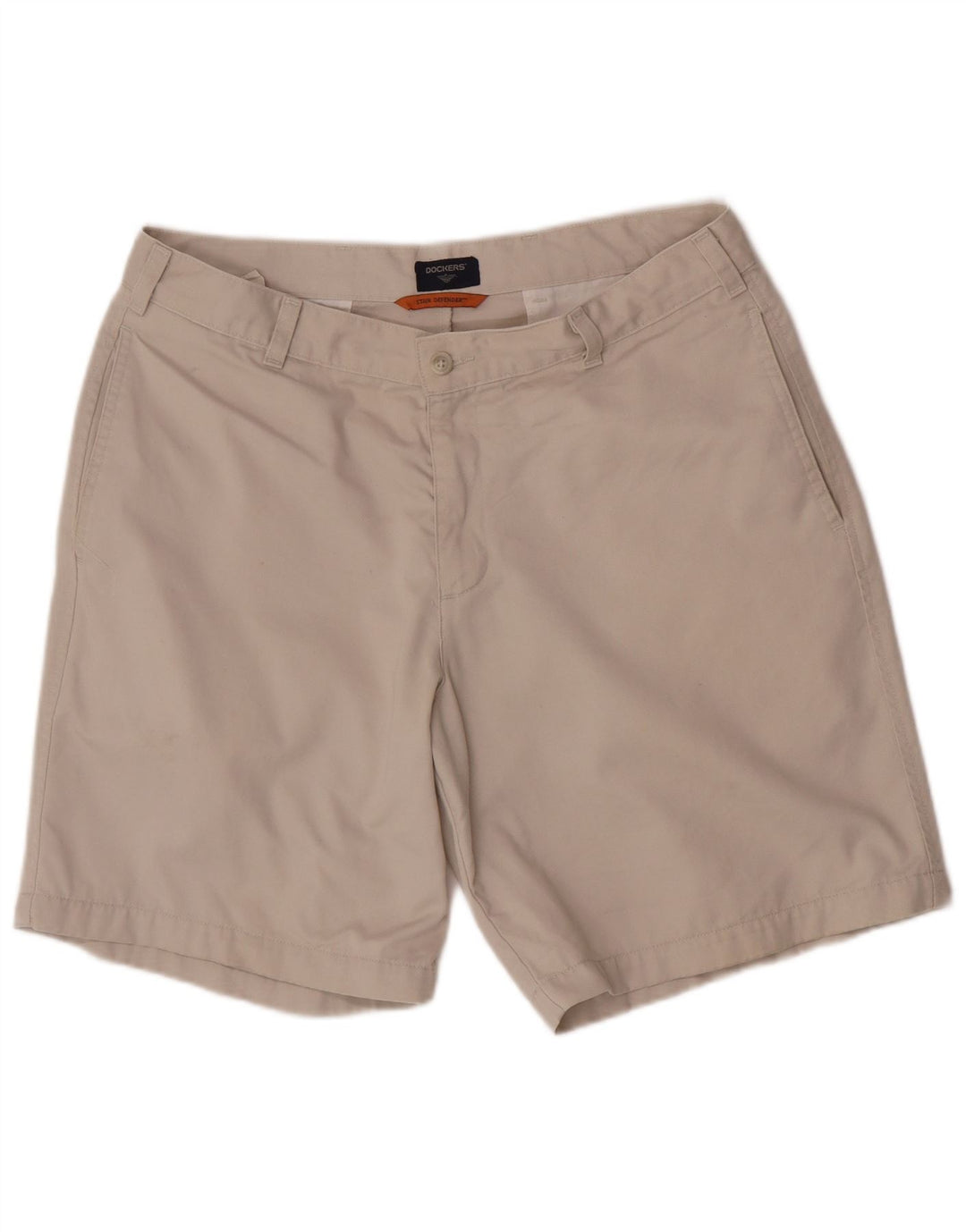 Dockers Herre Regular Fit Chino Shorts W34 Large Beige Bomuld