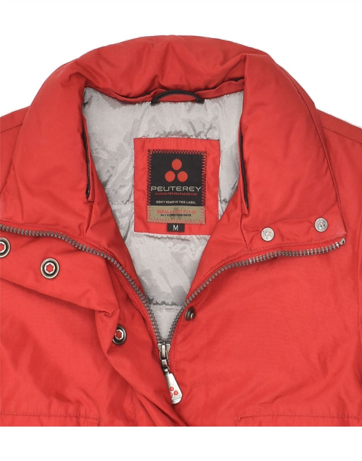 PEUTEREY Girls Padded Jacket 7-8 Years Medium Red Polyamide | Vintage PEUTEREY | Thrift | Second-Hand PEUTEREY | Used Clothing | Messina Hembry 