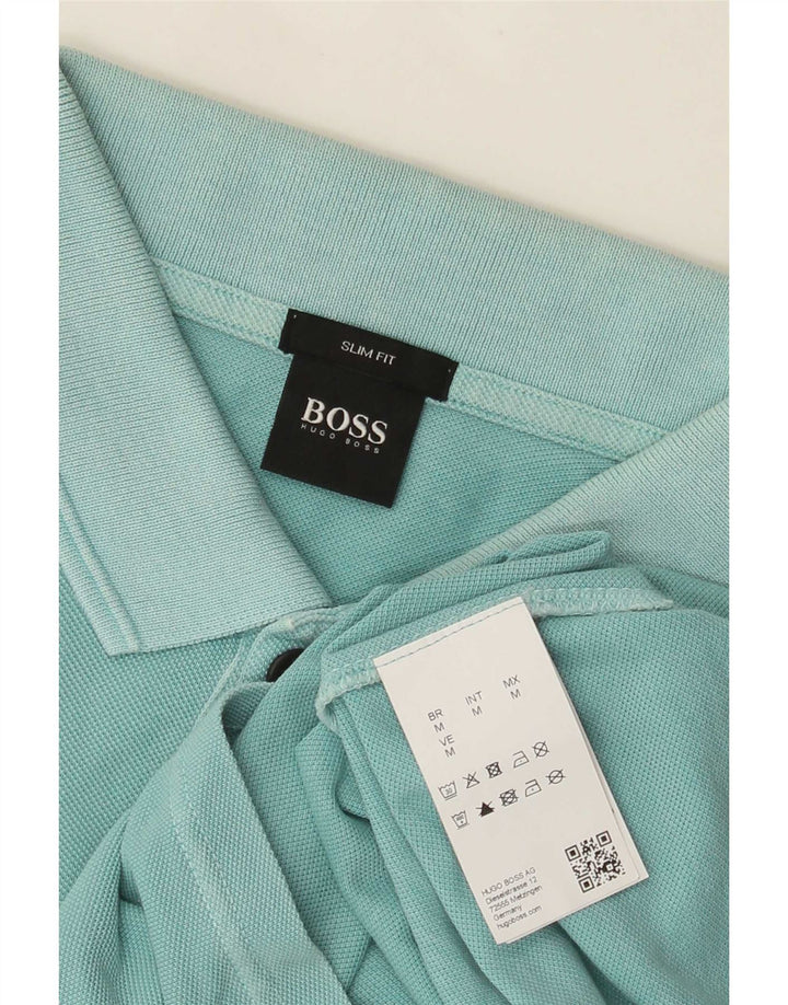 Hugo Boss Herre Slim Fit Polo Shirt Medium Green Bomuld