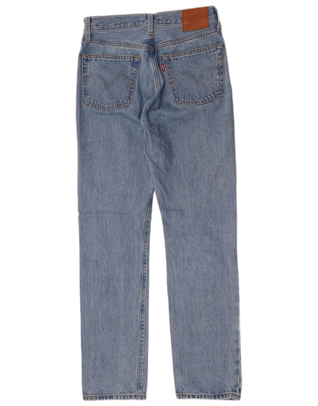 Levi's Dame 501 Straight Jeans W25 L30 Blå Bomuld