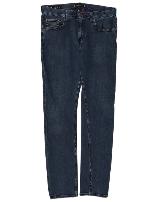 Tommy Hilfiger Dame Bleecker Slim Jeans W32 L34 Blå Bomuld