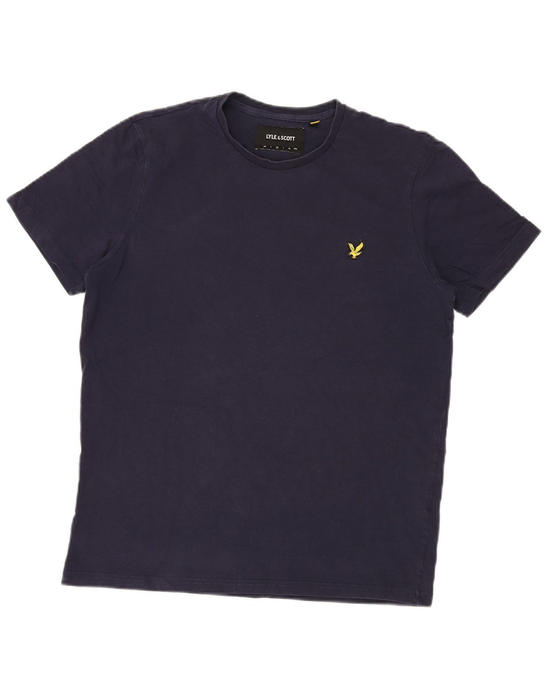 Lyle & Scott Herre T-shirt Top Medium Marineblå Bomuld