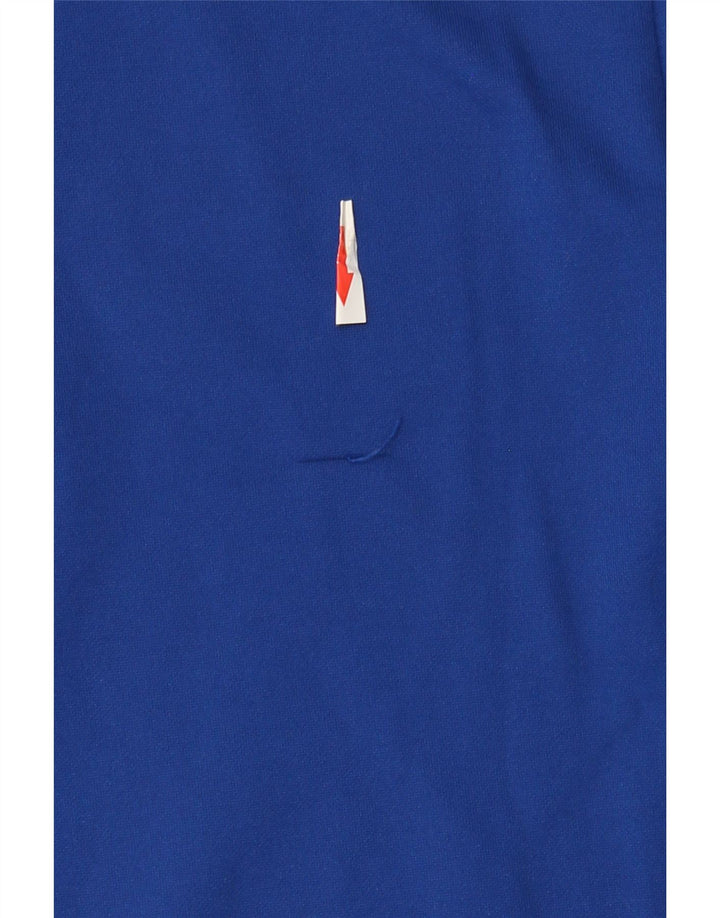 Lotto Herre Grafisk Zip Neck Sweatshirt Jumper Medium Blå Polyester