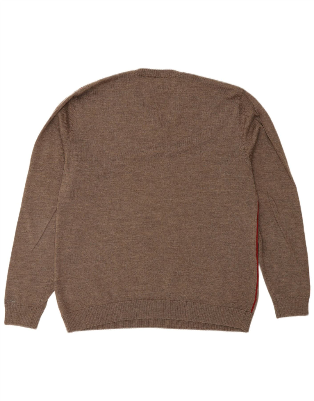 Gap Herre V-hals sweater Stor gråstribet Merinould