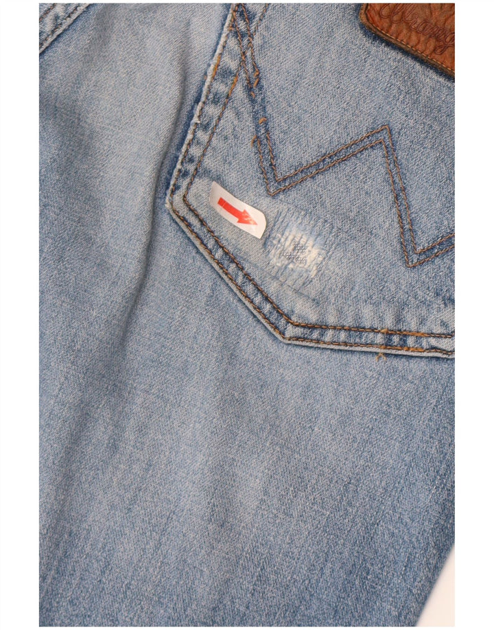 Wrangler Herre Texas Straight Jeans W30 L32 Blå Bomuld