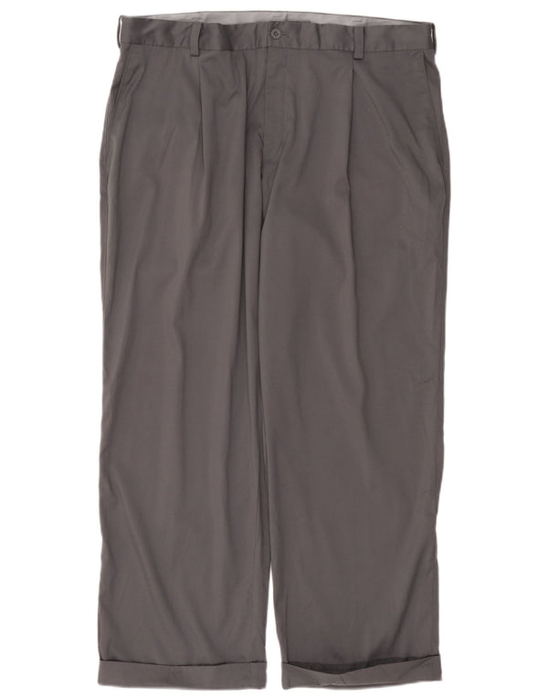 Nike Herre Dri Fit Pegged Chino Bukser W38 L29 Grå Polyester