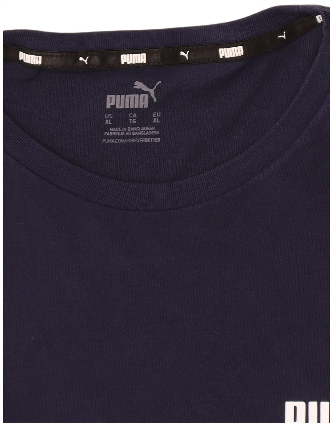 Puma Herre grafisk T-shirt Top XL Marineblå