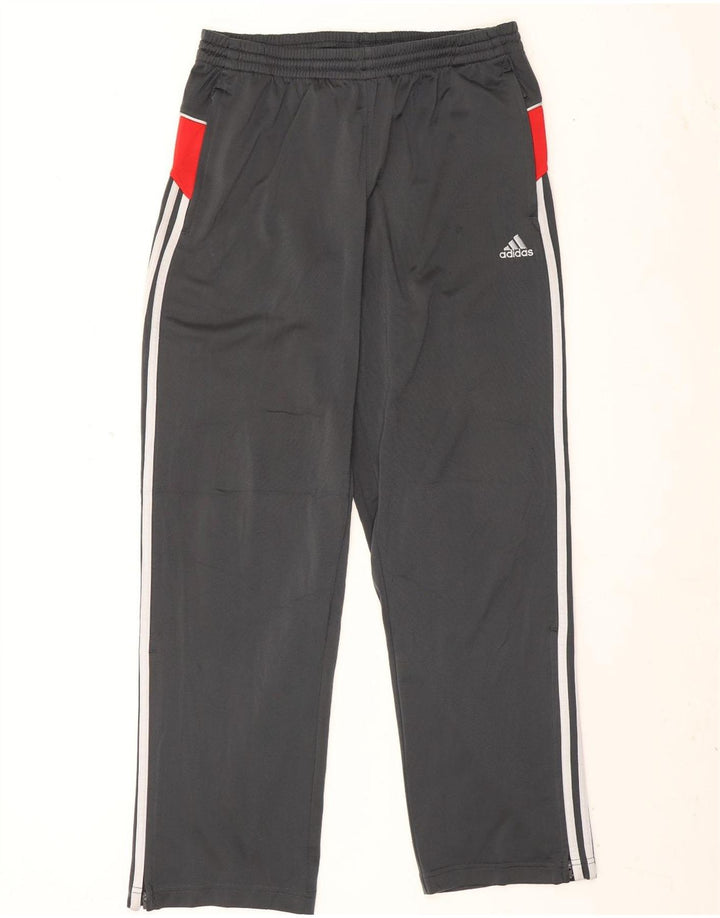 Adidas Træningsdragtsbukser til mænd UK 40/42 Medium Grey Colourblock Polyester