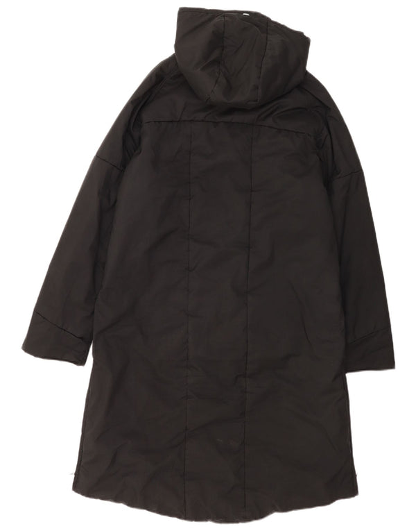 Adidas Dame Hooded Windbreaker Coat UK 16 Large Black Polyester