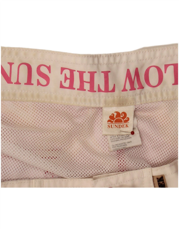 Sundek Herre badeshorts Large Pink Floral Polyester