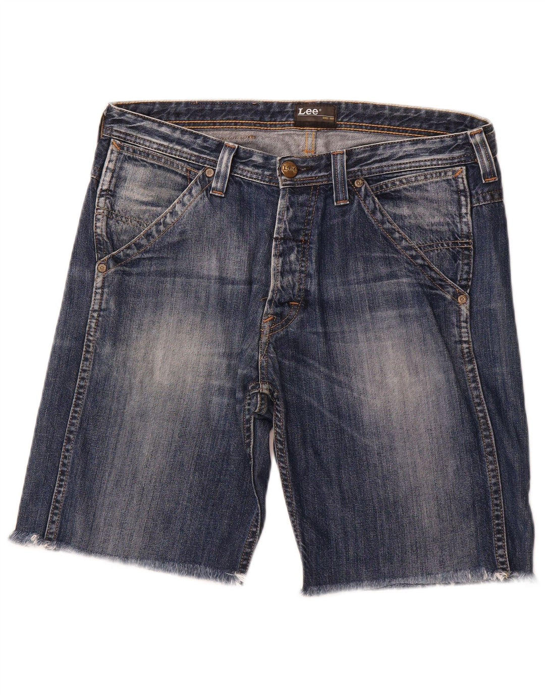 LEE Denim Shorts til mænd W34 Large Blue