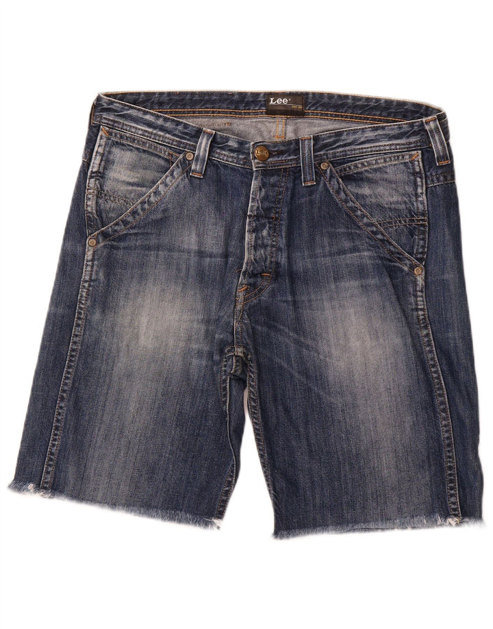 LEE Denim Shorts til mænd W34 Large Blue