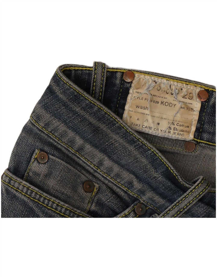 Dondup Dame Straight Jeans W29 L28 Blå Bomuld
