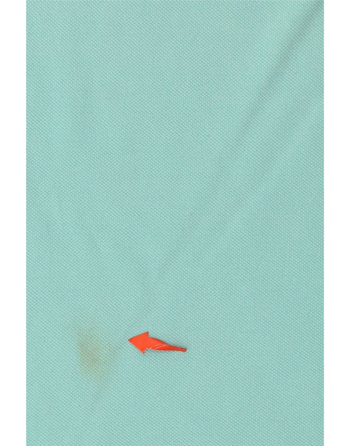 CREW TØJ Herre poloshirt Medium turkis bomuld