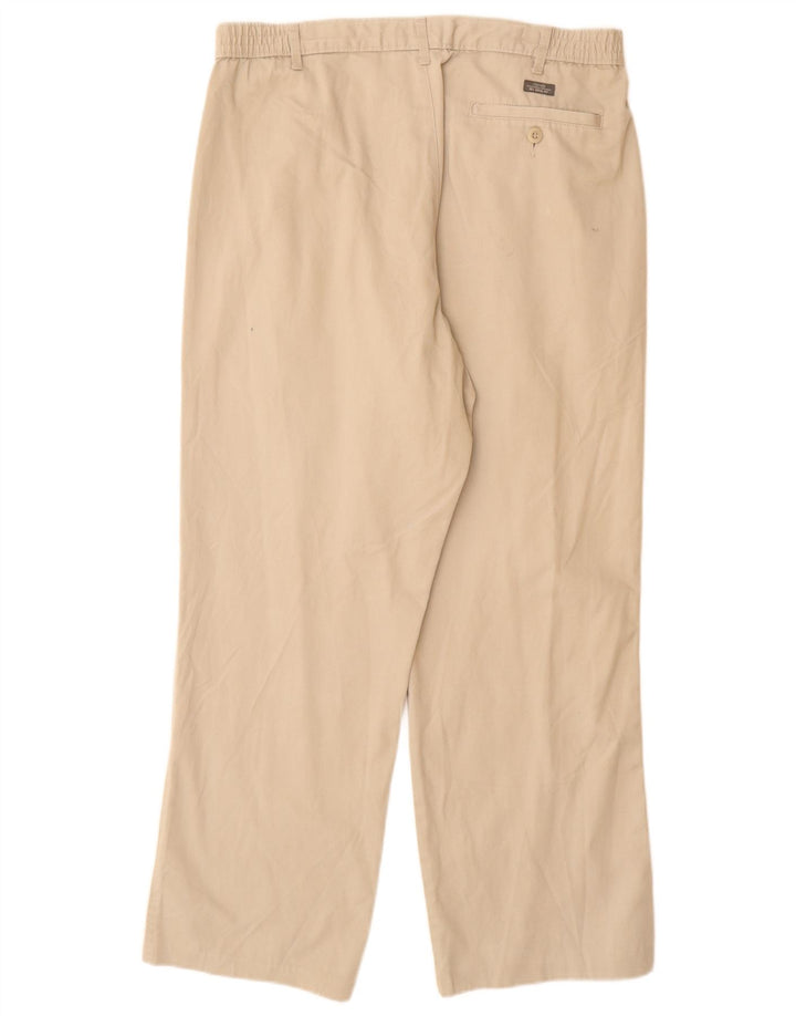Marks & Spencer Herre Blue Harbor Pegged Chino Bukser W34 L29 Beige