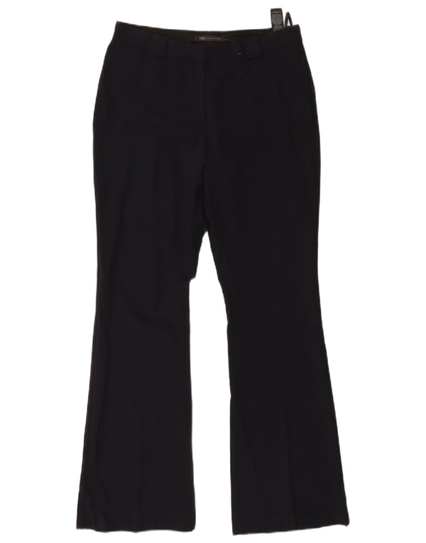 Marks & Spencer Dame Casual Bukser UK 10 Small W32 L28 Navy Blue
