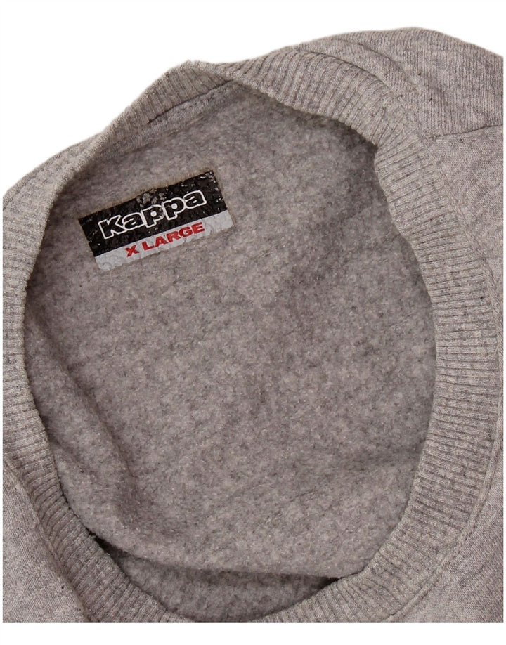 Kappa Dame Crop Top Langærmet UK 18 XL Grå