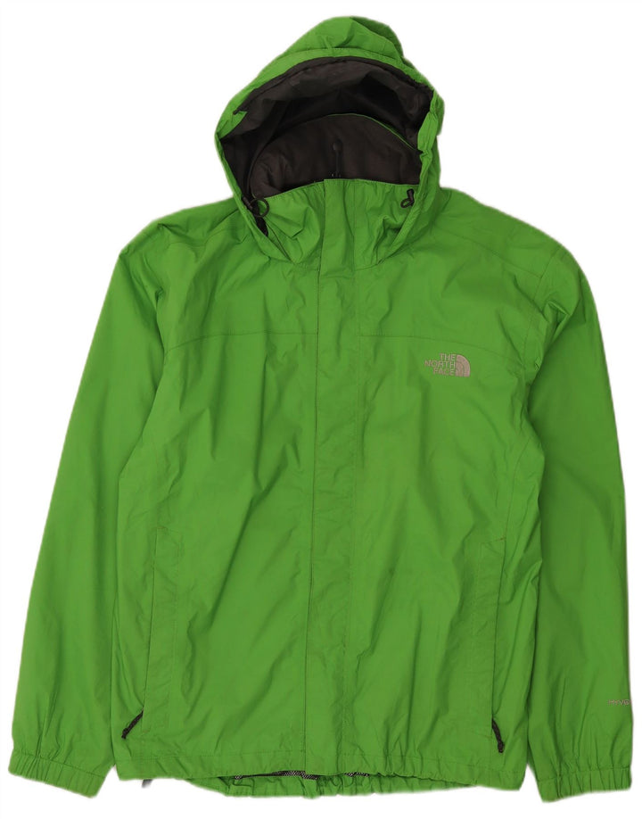 The North Face Regnjakke med hætte til mænd UK 36 Lille grøn nylon