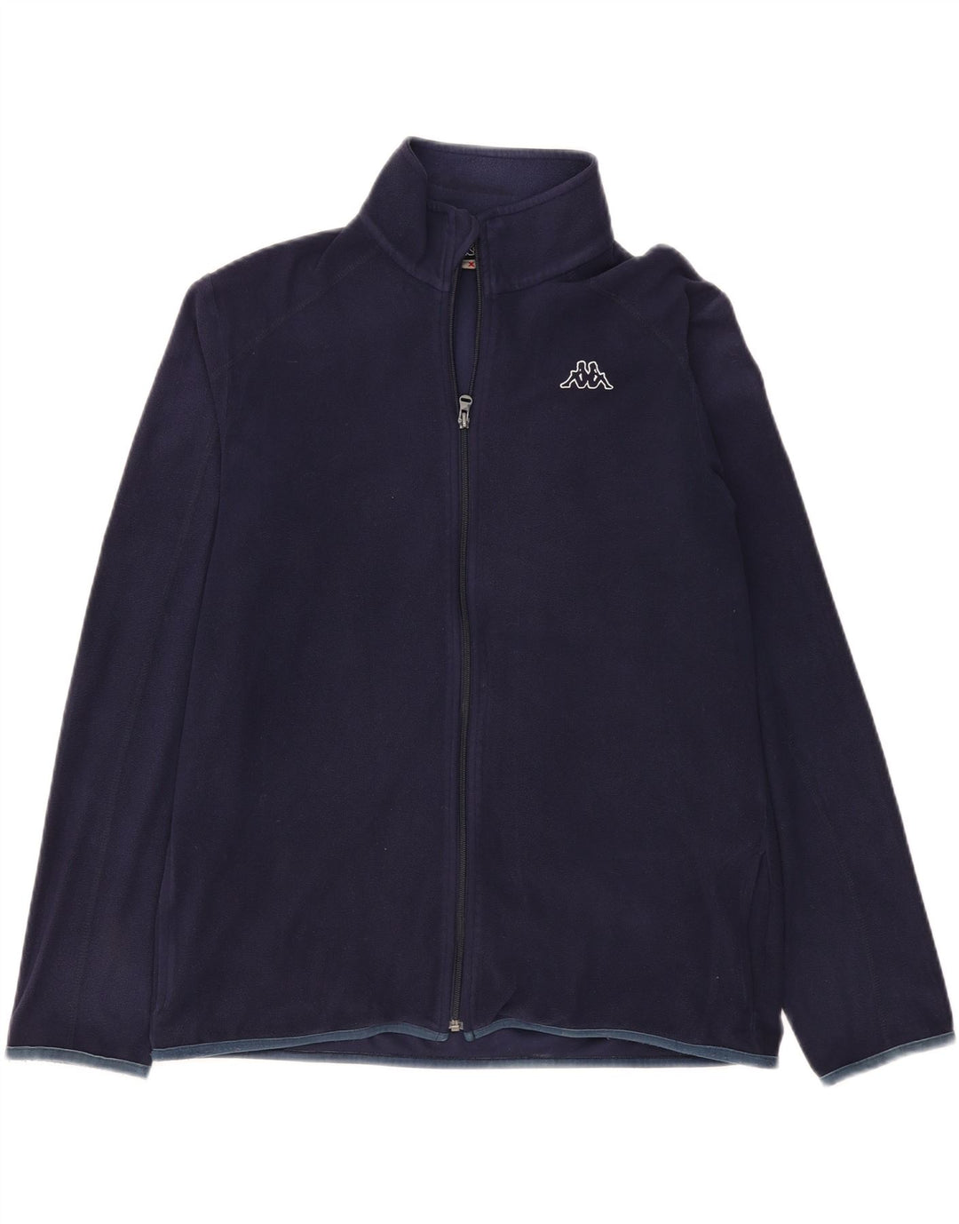 KAPPA Fleecejakke til mænd UK 42 XL Navyblå polyester